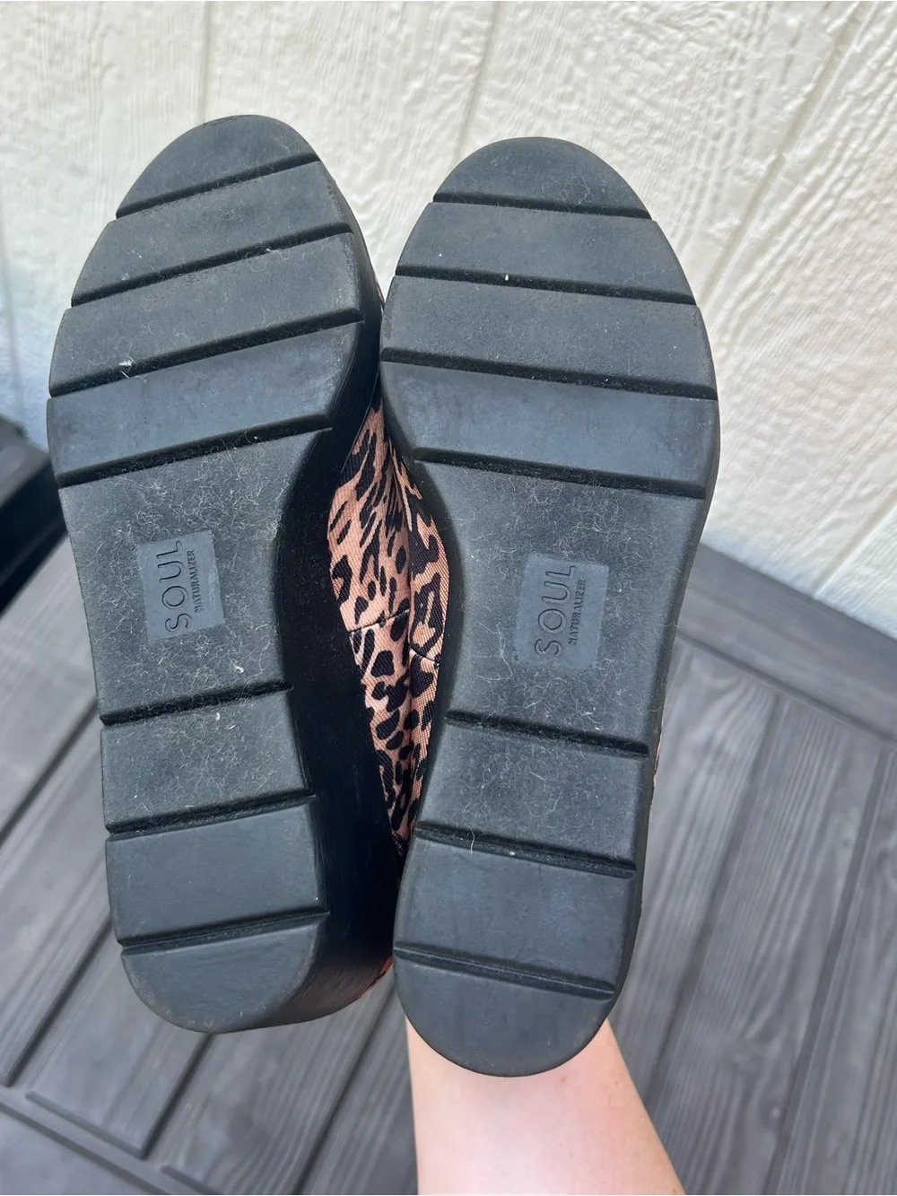 SOUL Naturalizer Wedge Heels Leopard Print Women’s 10